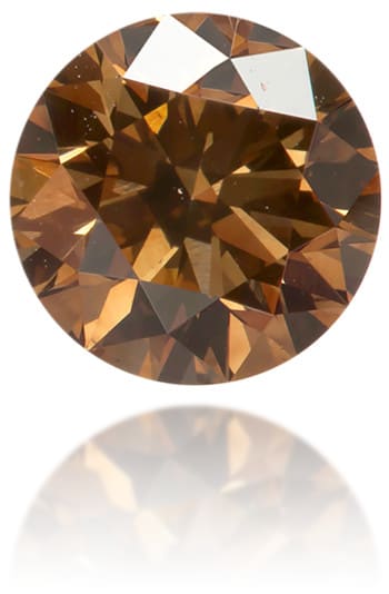 Natural Brown Diamond Round 0.60 ct Polished