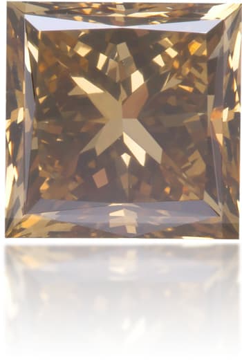 Natural Brown Diamond Square 0.81 ct Polished