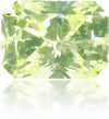 Natural Green Diamond Rectangle 0.52 ct Polished