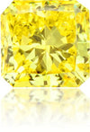 Natural Yellow Diamond Square 0.29 ct Polished