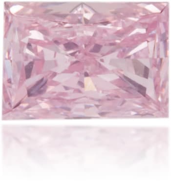 Natural Pink Diamond Rectangle 0.11 ct Polished