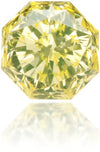 Natural Green Diamond Octagon 0.22 ct Polished