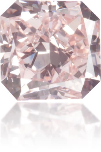 Natural Pink Diamond Square 0.61 ct Polished