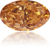 Natural Brown Diamond Oval 0.45 ct Polished