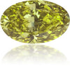 Natural Green Diamond Oval 0.67 ct Polished