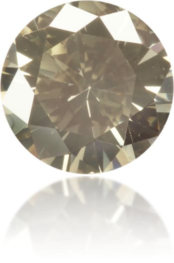 Natural Green Diamond Round 0.39 ct Polished