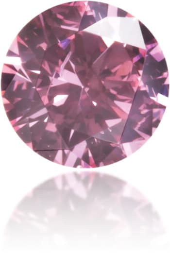 Natural Pink Diamond Round 0.10 ct Polished