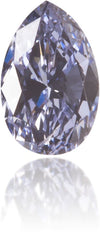 Natural Blue Diamond Pear Shape 0.11 ct Polished