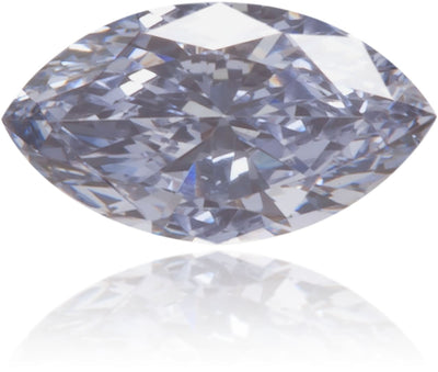 Natural Blue Diamond Marquise 0.12 ct Polished