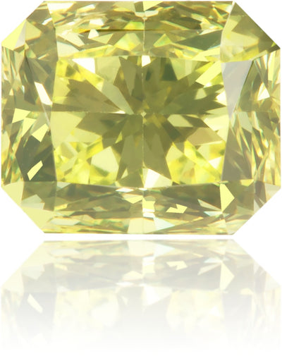 Natural Green Diamond Rectangle 0.63 ct Polished