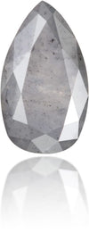 Natural Gray Diamond Pear Shape 1.53 ct Polished