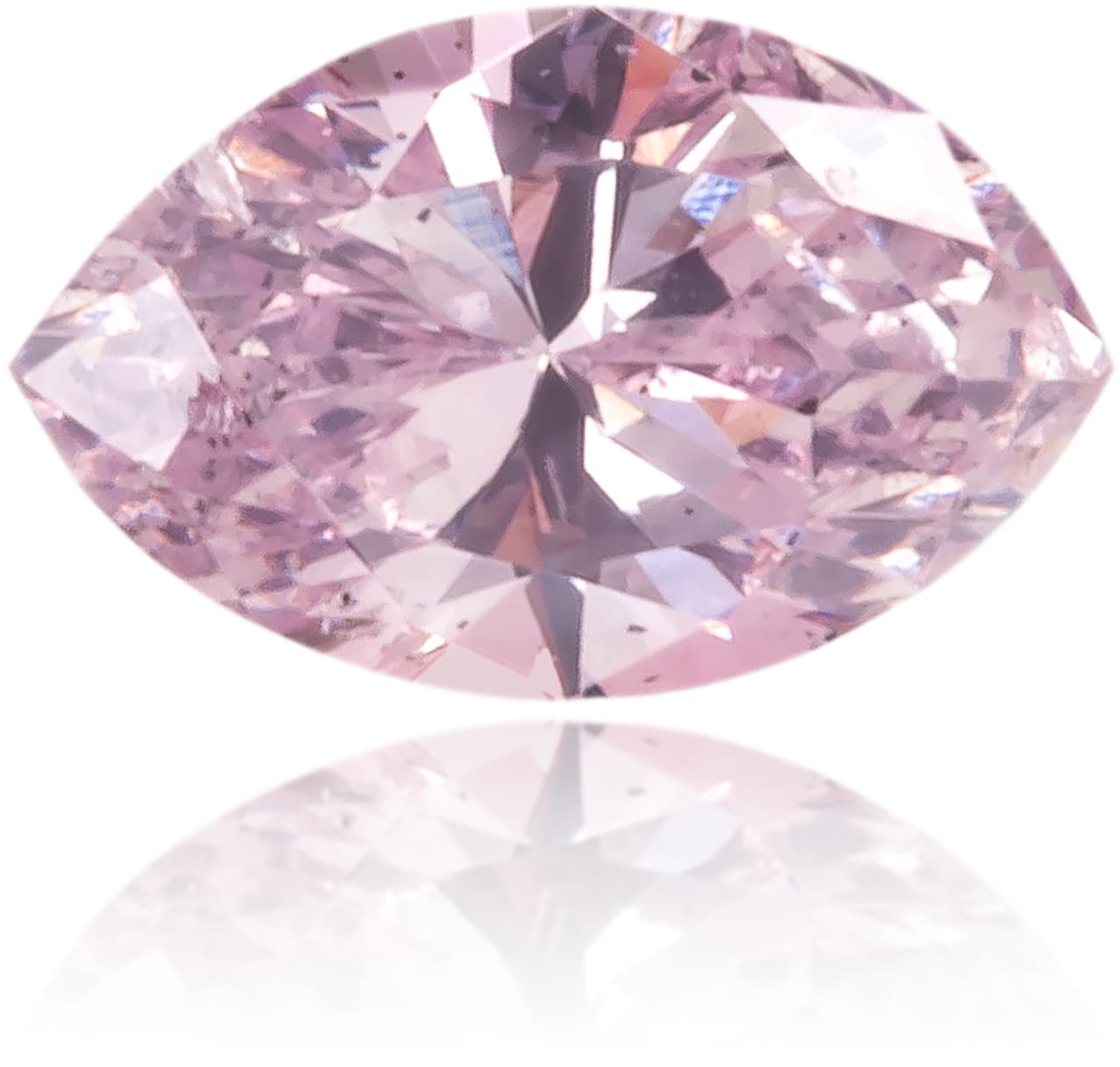 Natural Purple Diamond Marquise 0.11 ct Polished