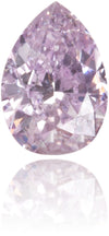 Natural Purple Diamond Pear Shape 0.11 ct Polished