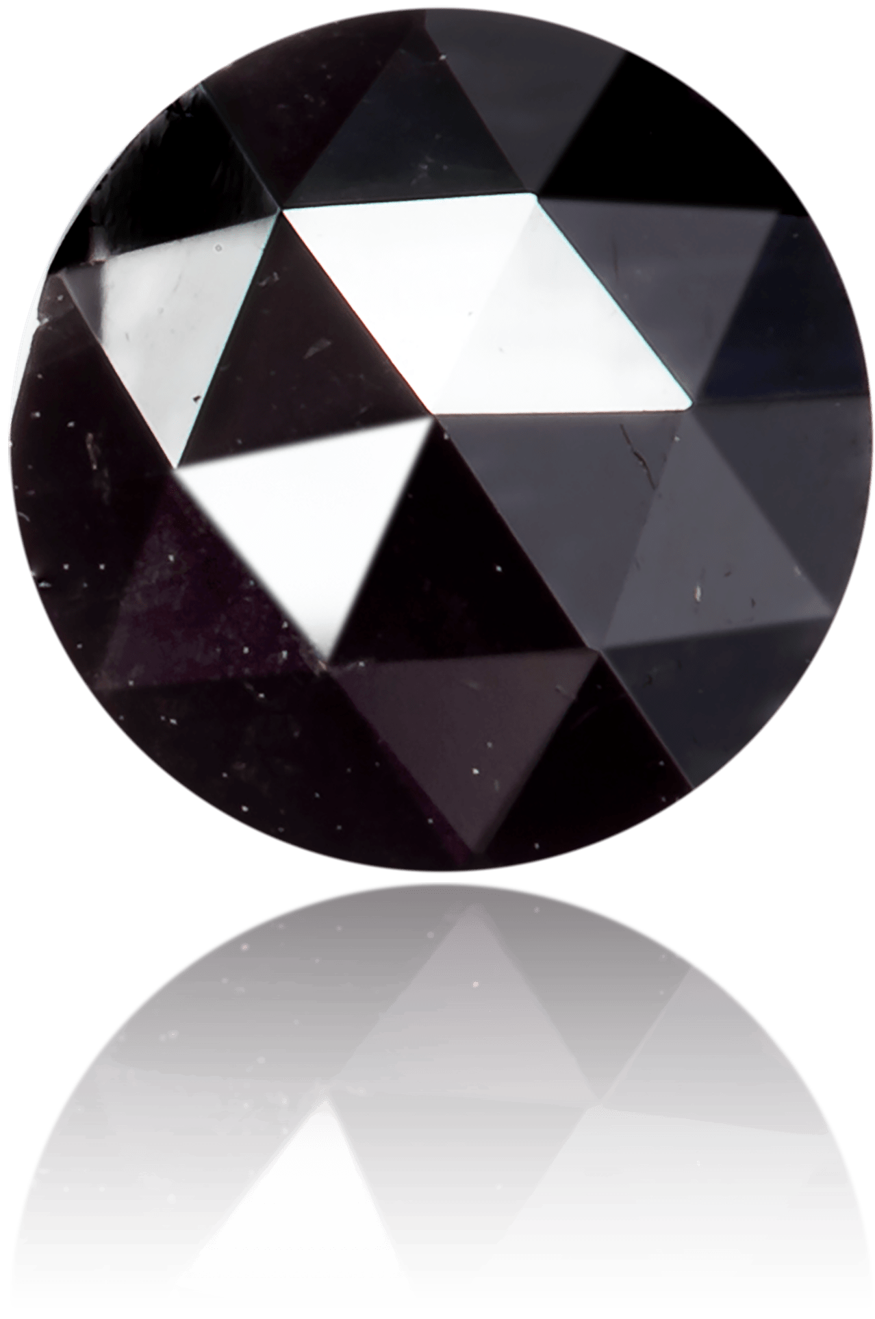 Natural Black Diamond Rose Cut 0.45 ct Polished