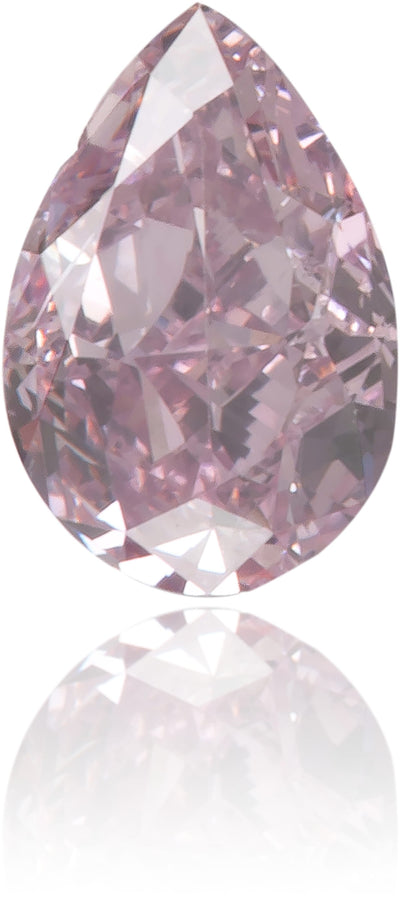 Natural Pink Diamond Pear Shape 0.18 ct Polished