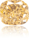 Natural Orange Diamond Cushion 0.39 ct Polished