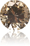 Natural Brown Diamond Round 5.01 ct Polished