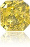 Natural Yellow Diamond Square 1.05 ct Polished