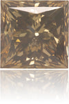 Natural Brown Diamond Square 1.98 ct Polished