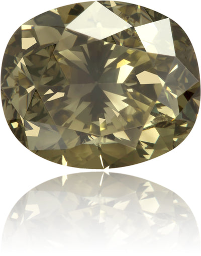 Natural Green Diamond Oval 1.76 ct Polished