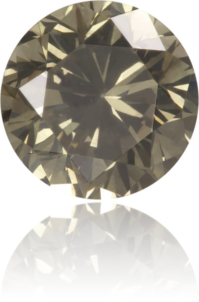 Natural Green Diamond Round 0.88 ct Polished