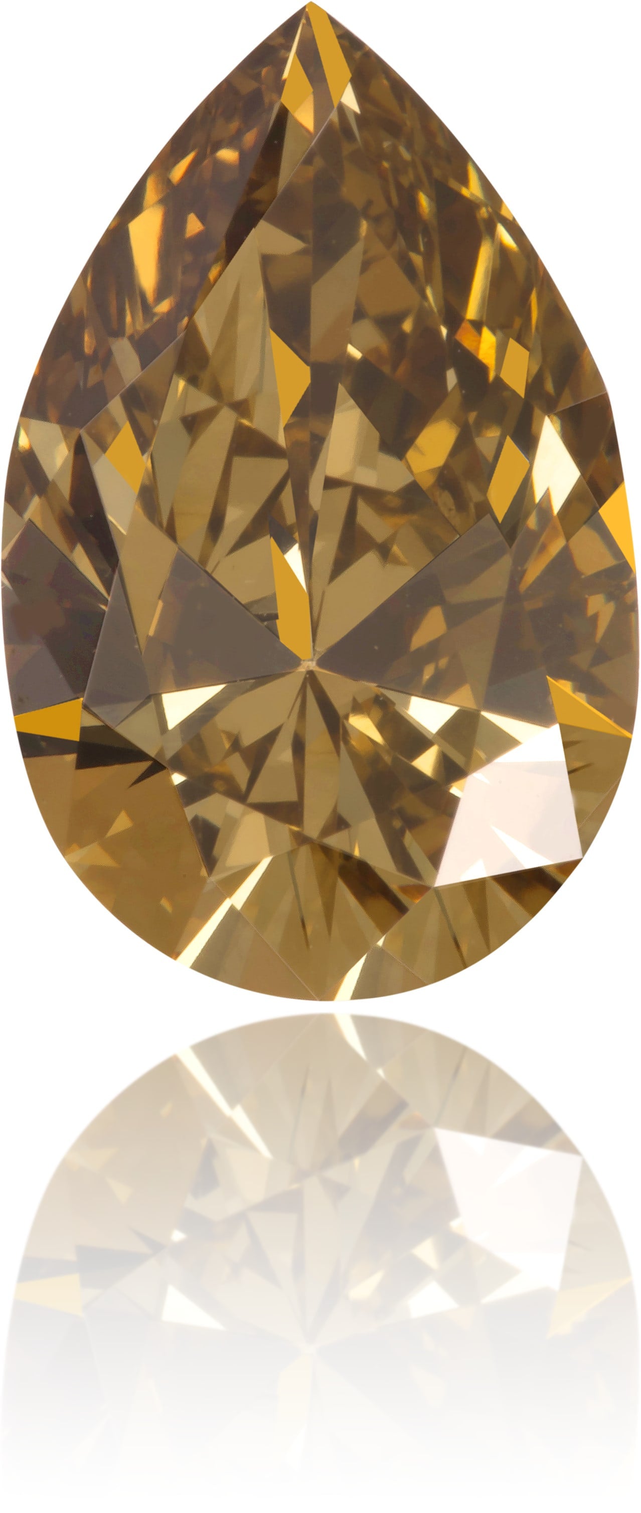 Natural Brown Diamond Pear Shape 2.16 ct Polished