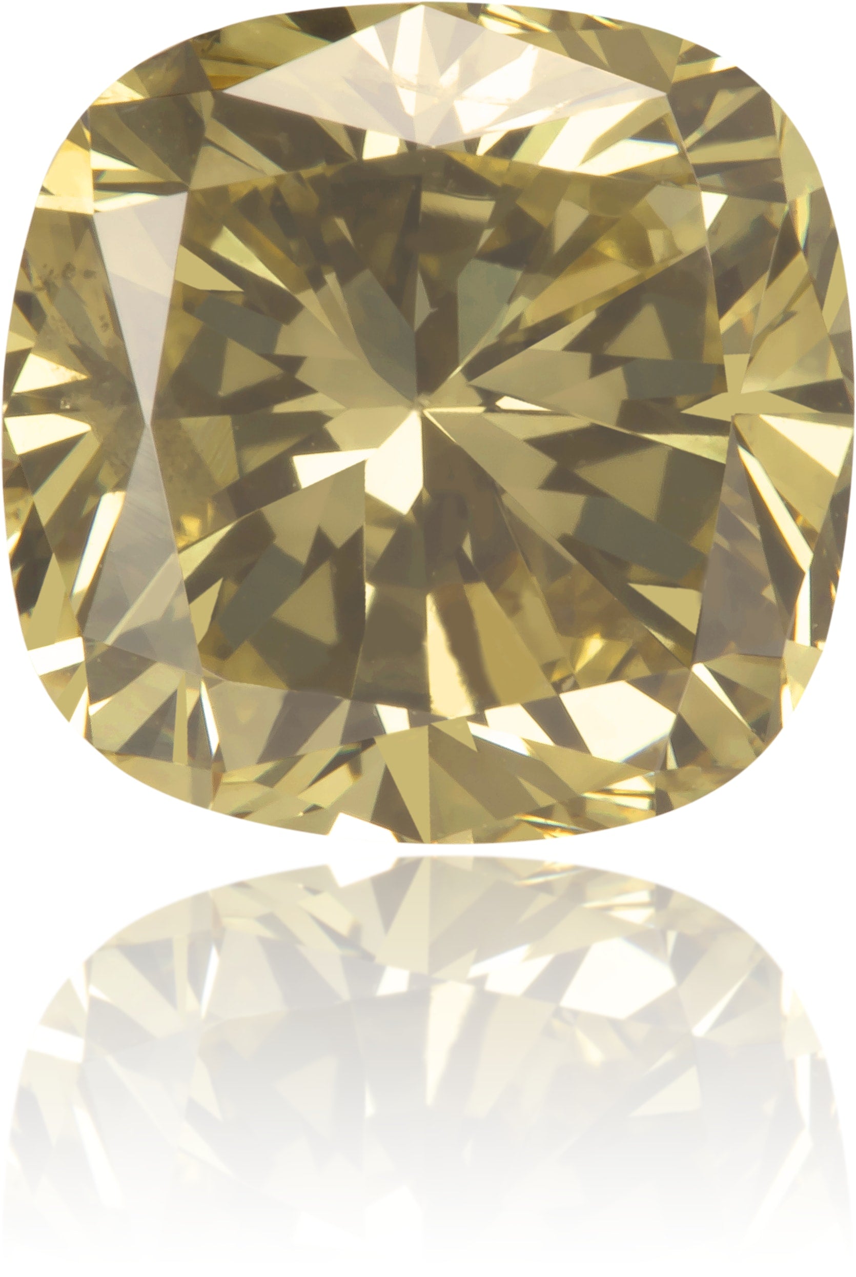 Natural Yellow Diamond Cushion 2.01 ct Polished