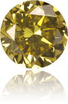 Natural Green Diamond Round 0.77 ct Polished