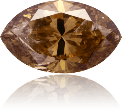 Natural Brown Diamond Marquise 0.90 ct Polished