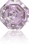 Natural Purple Diamond Octagon 0.22 ct Polished