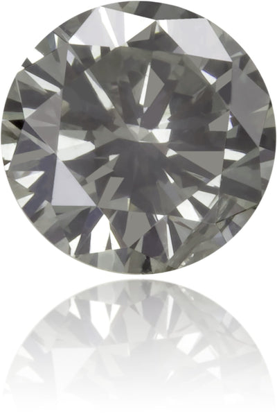 Natural Gray Diamond Round 0.31 ct Polished