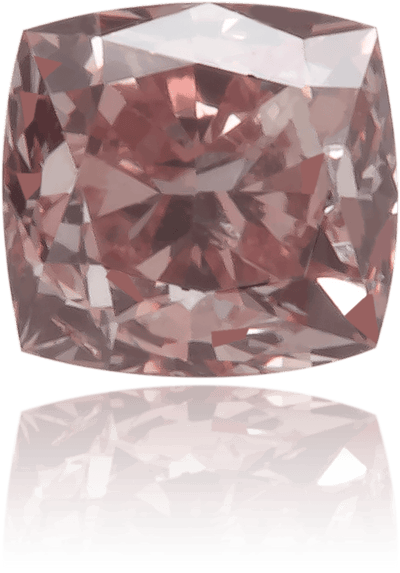 Natural Pink Diamond Cushion 0.14 ct Polished