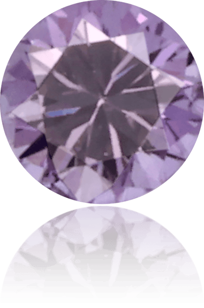 Natural Purple Diamond Round 0.08 ct Polished