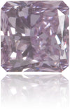 Natural Purple Diamond Square 0.14 ct Polished