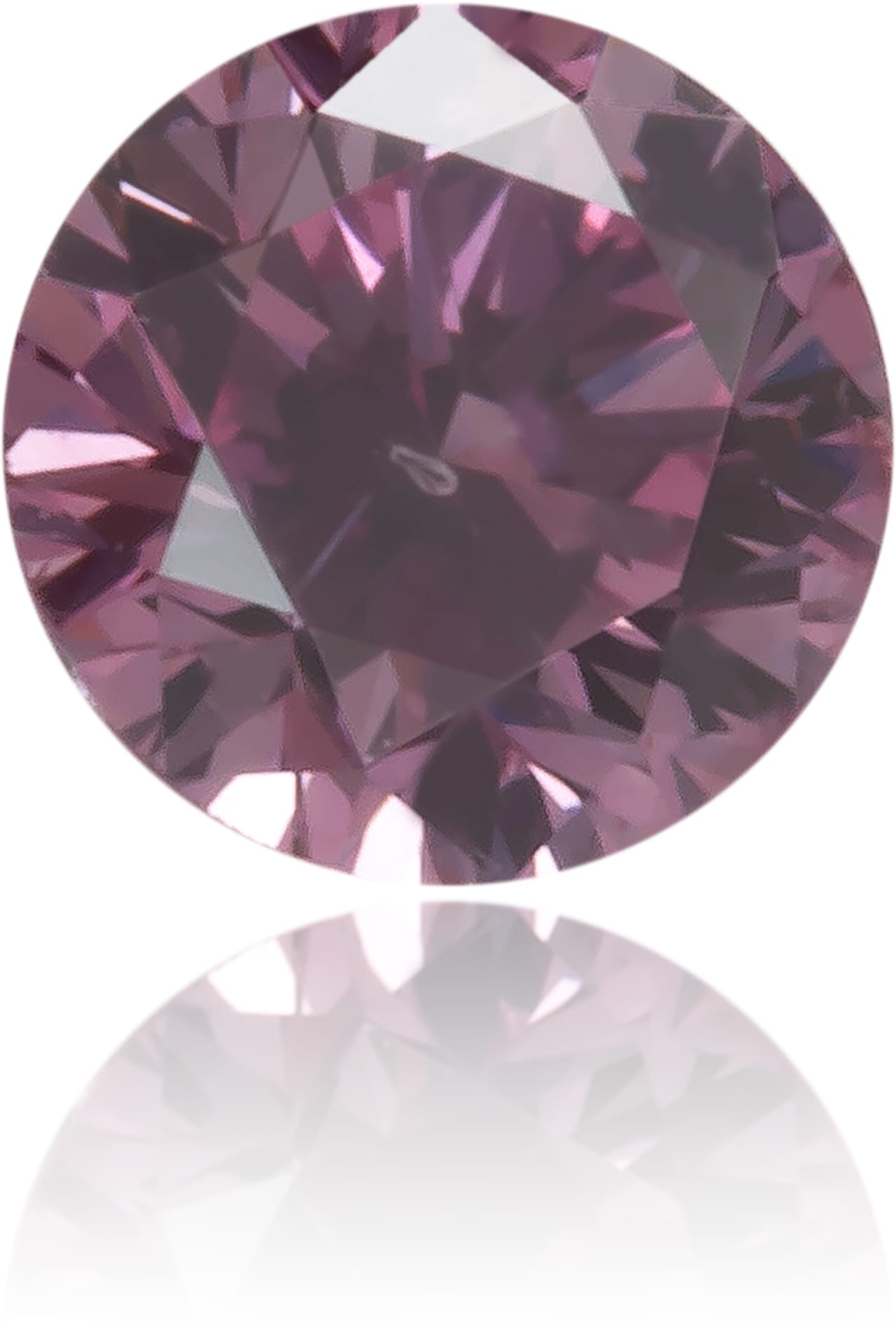 Natural Pink Diamond Round 0.11 ct Polished