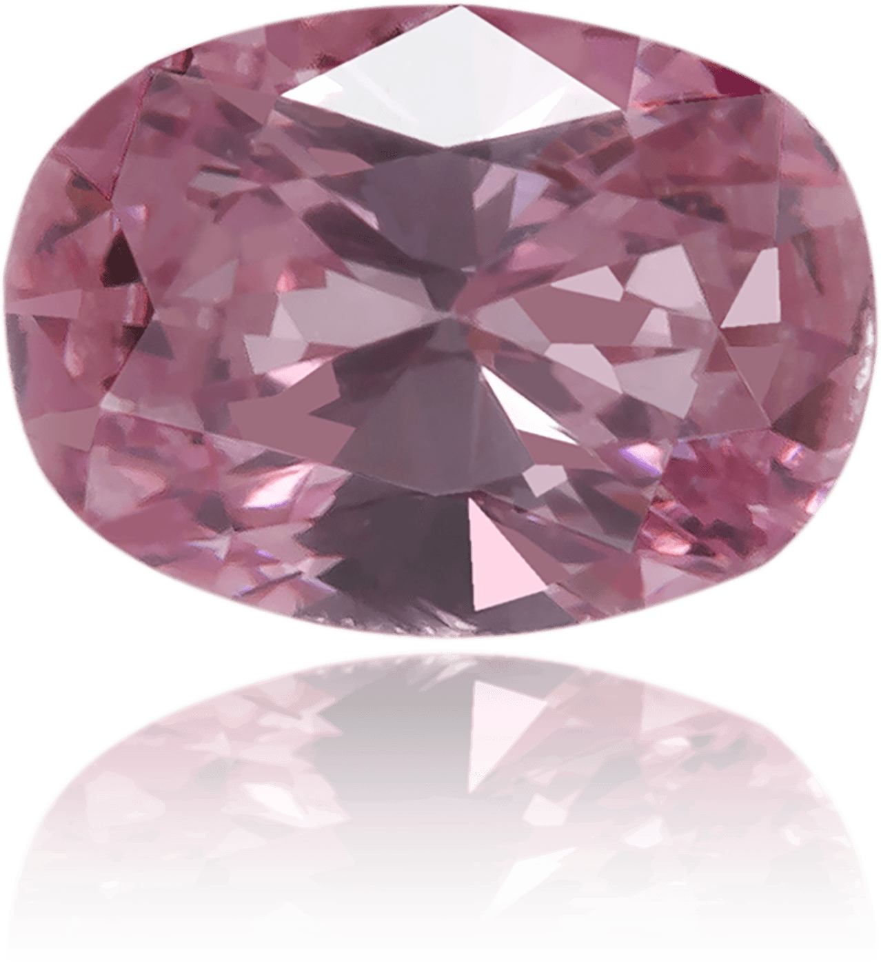 Natural Pink Diamond Oval 0.16 ct Polished