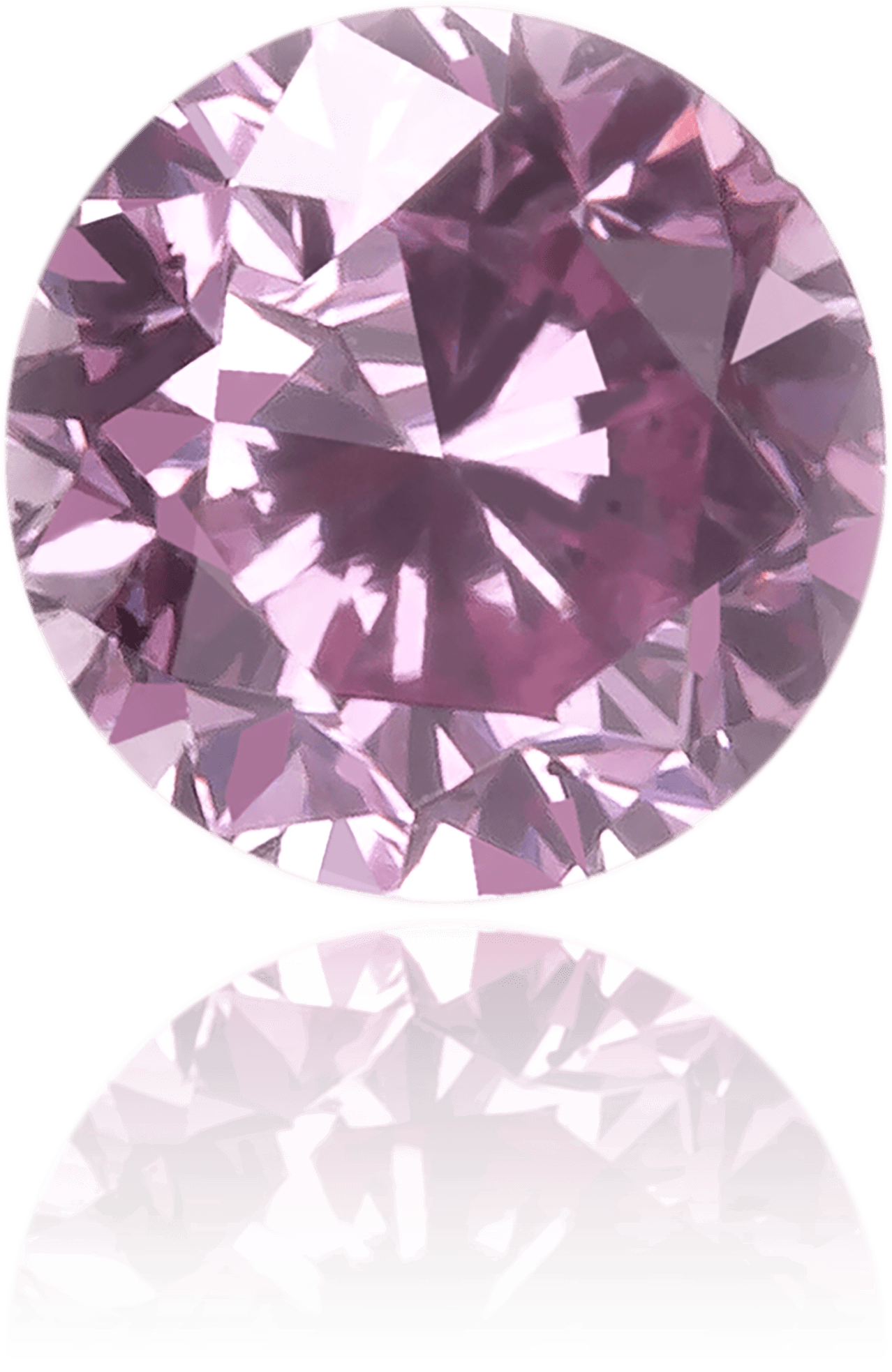 Natural Pink Diamond Round 0.16 ct Polished