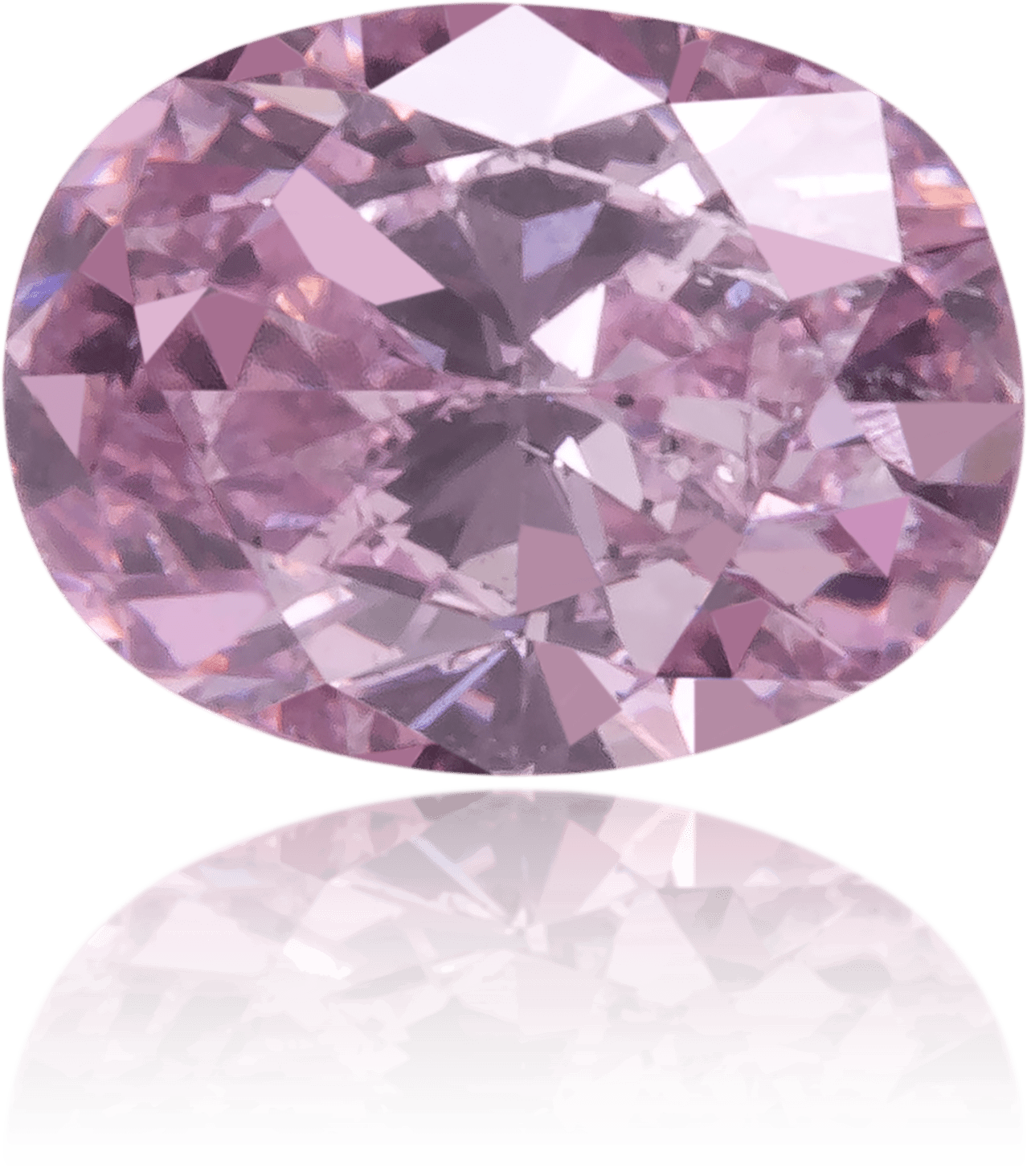 Natural Pink Diamond Oval 0.23 ct Polished