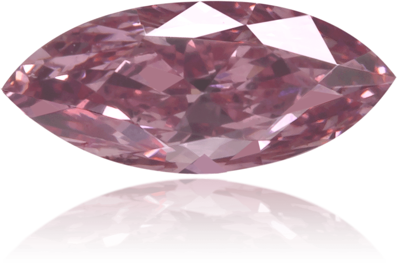 Natural Pink Diamond Marquise 0.19 ct Polished