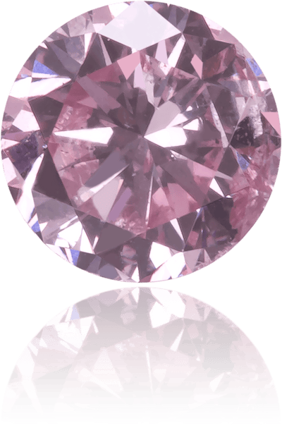 Natural Purple Diamond Round 0.31 ct Polished