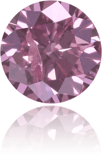 Natural Purple Diamond Round 0.23 ct Polished