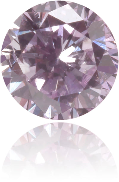 Natural Purple Diamond Round 0.17 ct Polished