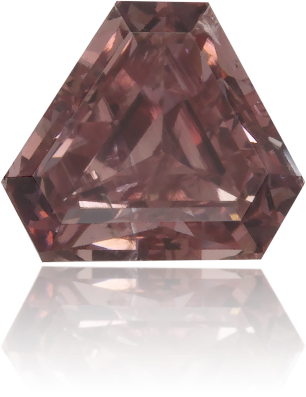 Natural Pink Diamond Triangle 0.31 ct Polished