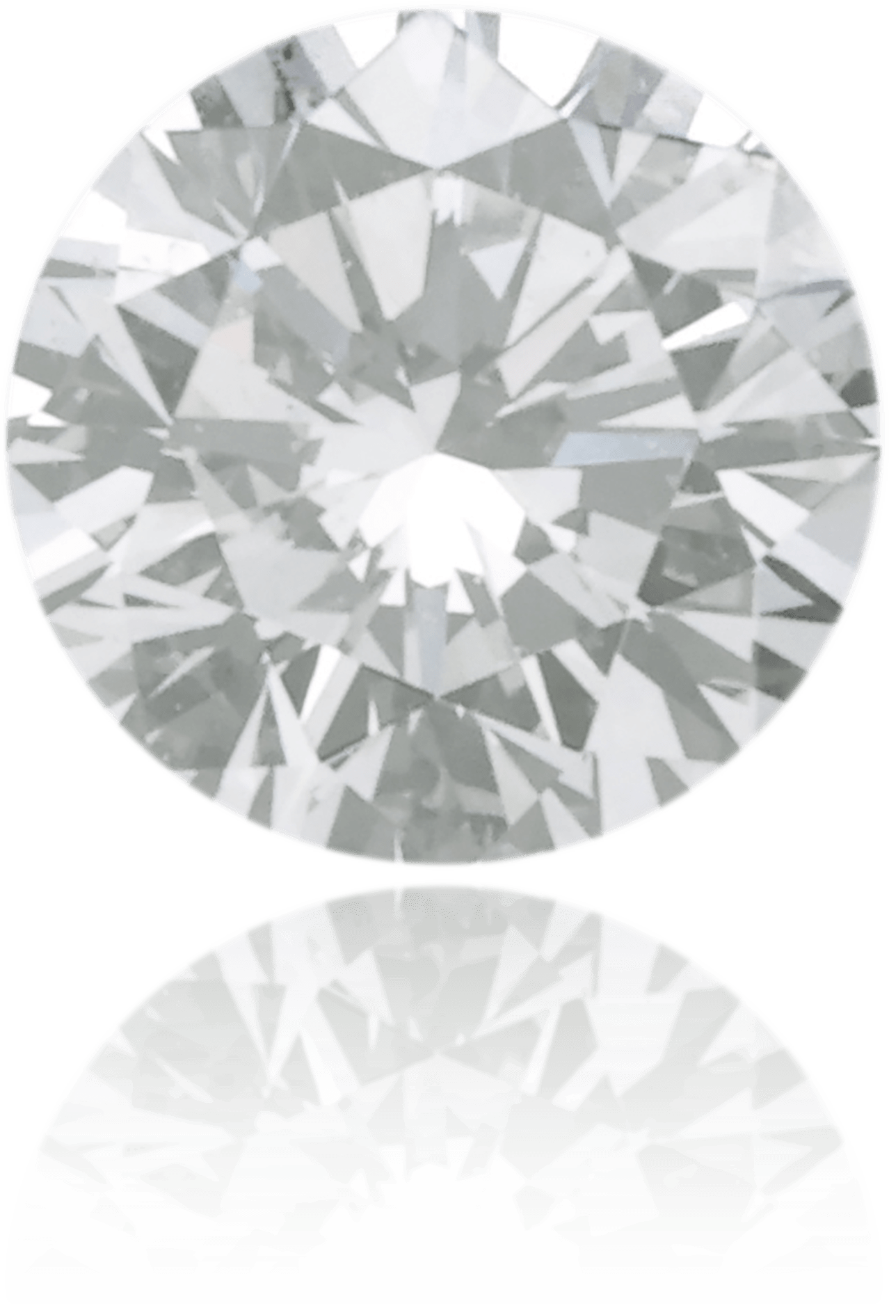 Natural Gray Diamond Round 0.62 ct Polished