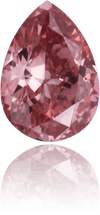 Natural Pink Diamond Pear Shape 0.26 ct Polished