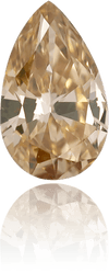 Natural Brown Diamond Pear Shape 3.01 ct Polished