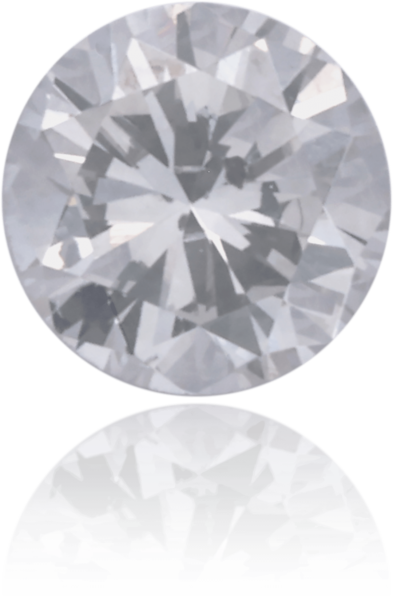 Natural Gray Diamond Round 0.19 ct Polished