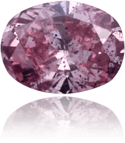 Natural Pink Diamond Oval 0.17 ct Polished