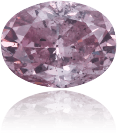 Natural Purple Diamond Oval 0.19 ct Polished