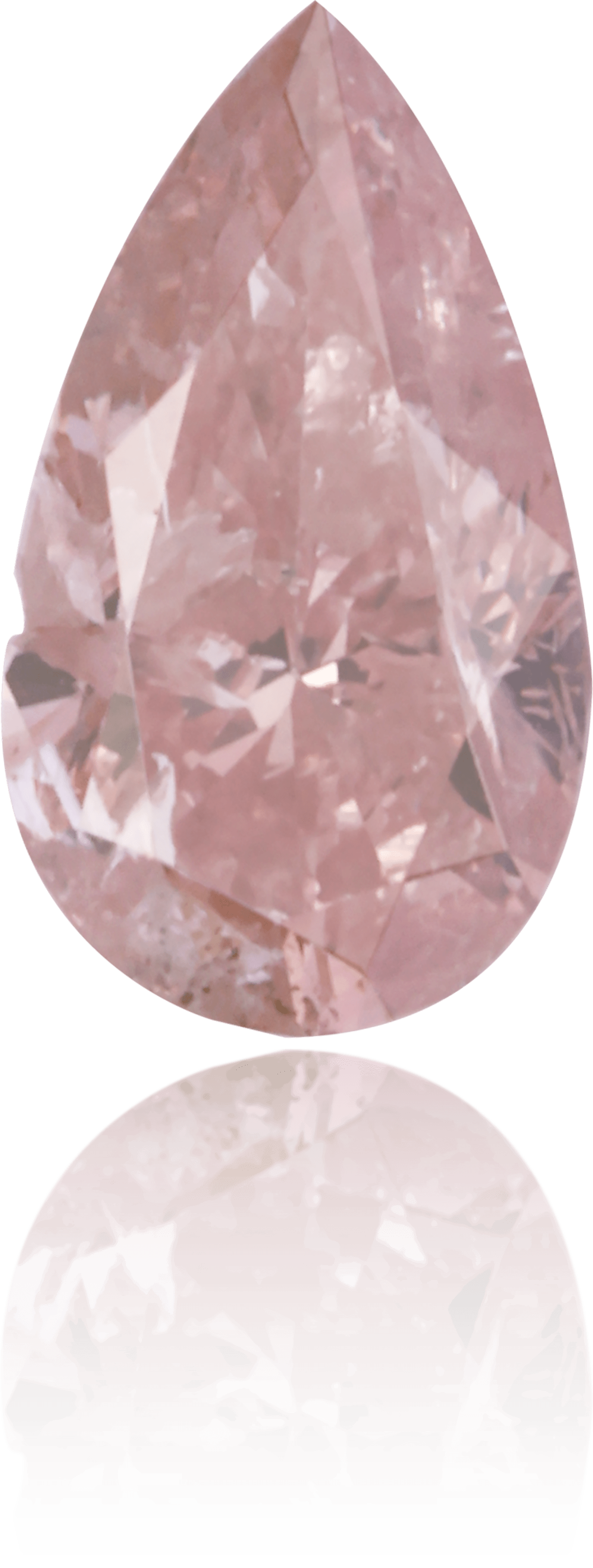 Natural Pink Diamond Pear Shape 0.46 ct Polished